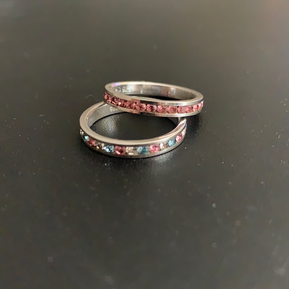 Sterling silver stackable rings